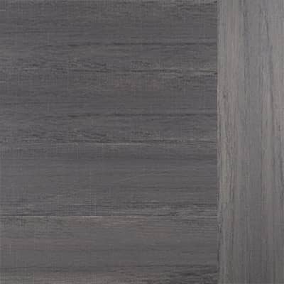 Castle Gray DURA-EEZ composite door texture and wood grain detail.