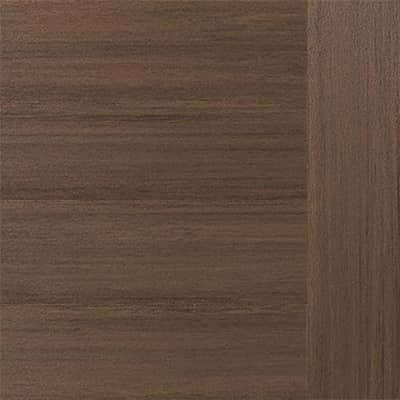 English Walnut composite door finish, wood-grain texture, DURA-EEZ™ door option